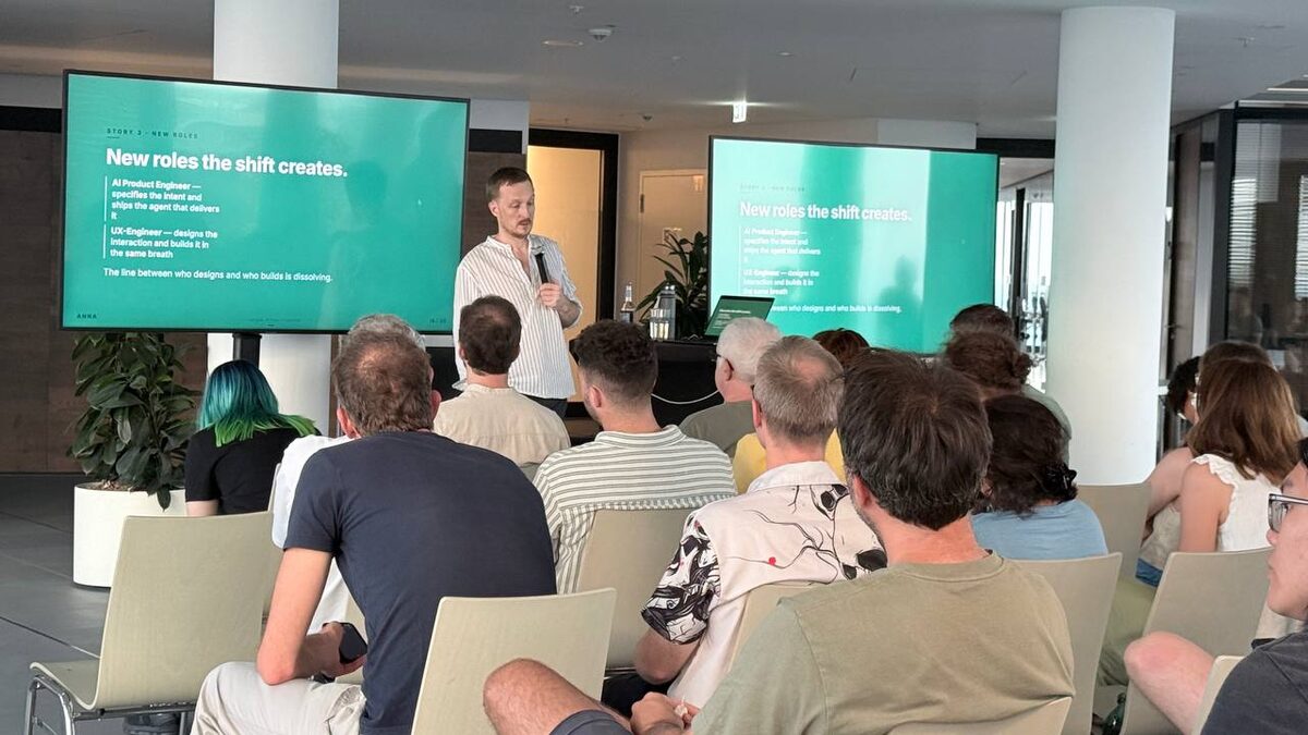 Nikita Filippov presenting New roles the shift creates
